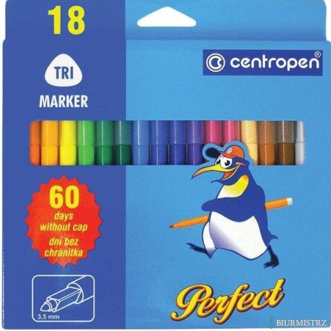 Flamastry Centropen just perfect 2510 18 kolorów