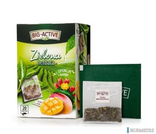Herbata BIG-ACTIVE OPUNCJA-MANGO zielona 20 kopert/34g
