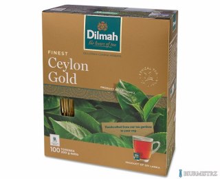 Herbata DILMAH CEYLON GOLD 100szt x2g koperta czarna