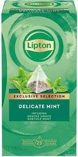 Herbata LIPTON PIRAMID MIĘTA Exclusive Selection 25 kopert
