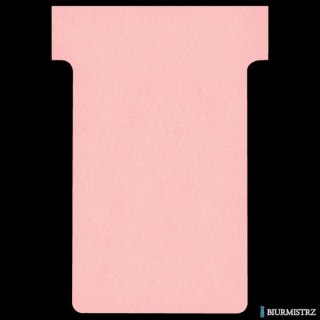 Karteczki T-Card Nobo, rozmiar 2, różowe 100 szt. 2002008