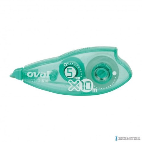 Korektor w taśmie OVAL CT-GN 510/B, biały, 5 mm x 10 m 160-1876