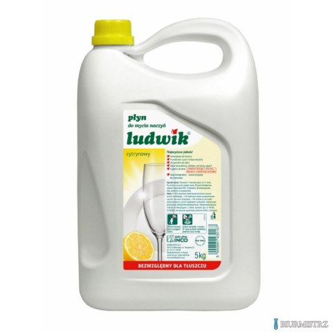 LUDWIK Płyn do naczyń 5L cytrynowy 30167