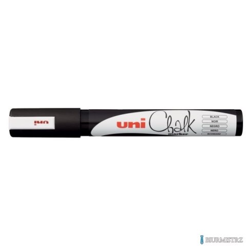Marker z farbą kredową CHALK PWE-5M czarny UNI UNPWE5M/DCA