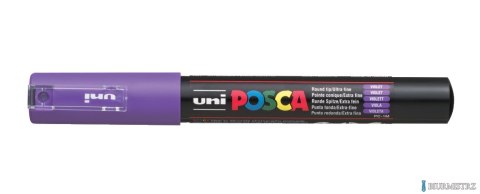 Marker z tuszem pigmentowym PC-1M fioletowy POSCA UNPC1M/DFI