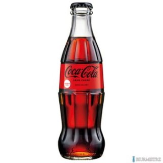 Napój COCA COLA ZERO 0.25L butelka szklana 24szt. + skrzynka