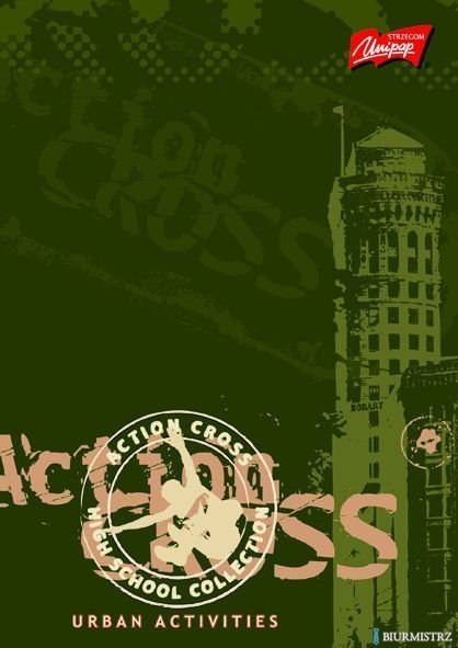 Notatnik z perforacja lin. A5+ 80k linia UNIPAP