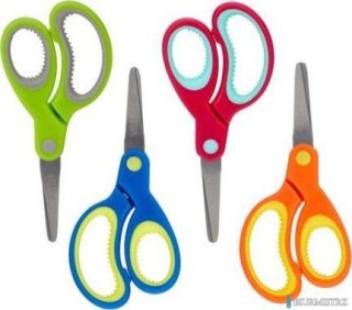 Nożyczki szkolne z ergonomicznym uchwytem i podziałką Astra - display 24 sztuki, 407118006