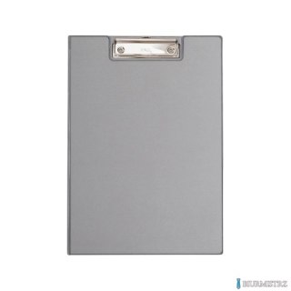 Podkładka Maul A4 z klipsem i okładką, powłoka plastikowa, srebrna (23392/95 ML)