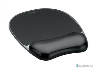 Podkładka pod mysz i nadgarstek czarna CRYSTAL 9112101 FELLOWES