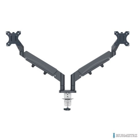 Podwójne ramię Leitz Ergo do monitora, ciemnoszare 65370089