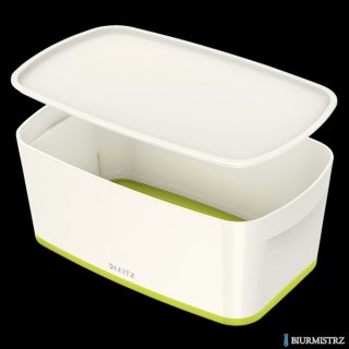 Pojemnik MyBOX mały z pokrywką biało-zielony LEITZ 52291064 (X)