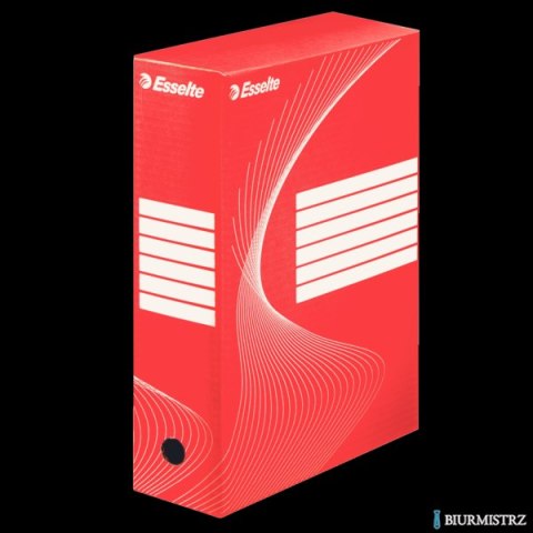 Pudełka archiwizacyjne ESSELTE BOXY 100mm czerwone 128422