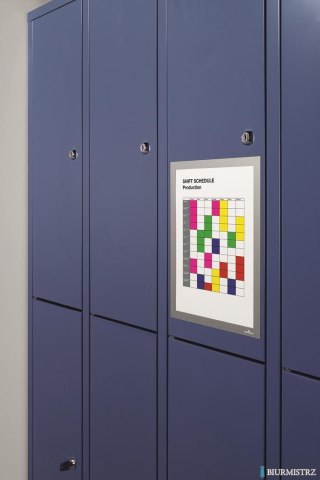 Ramka magnetyczna A4 srebrna (5szt.) DURABLE 486923