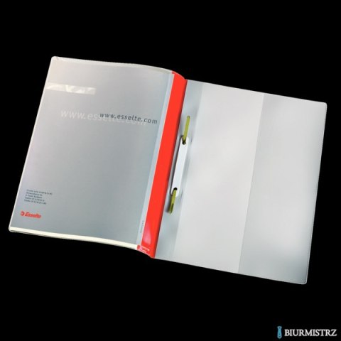 Skoroszyt sztywny z wąsami Esselte Panorama, czerwony, 25 szt., 28359 (X)