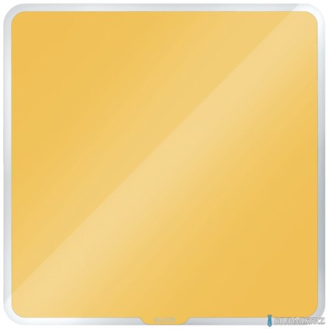 Szklana tablica magnetyczna Leitz Cosy 45x45cm, żółta 70440019