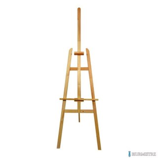 Sztaluga drewniana MemoBe, trójnożna, plenerowa, malarska, drewno iglaste, 48x176 cm MSS001.N.01