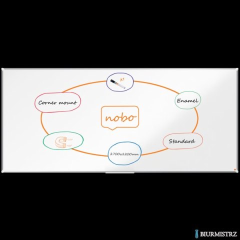 Tablica porcelanowa Nobo Premium Plus 2700x1200mm 1915152