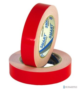 Taśma dwustronna piankowa II 19mm x 5m 5320 biało/czerwona SMART