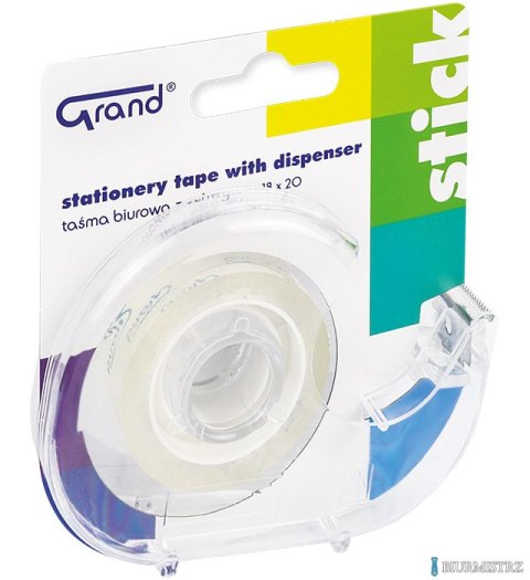 Taśma klejąca GRAND 18x20 z dyspenserem 130-1943