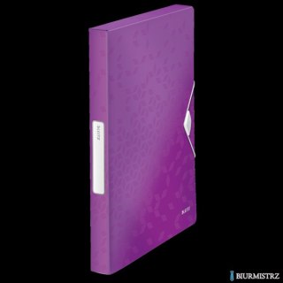 Teczka z gumką LEITZ WOW 30mm 250k A4 fioletowa 46290062