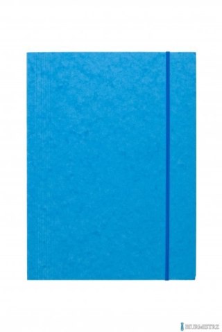 Teczka z gumką prostą DOTTS A4 preszpan jasna niebieska 390g