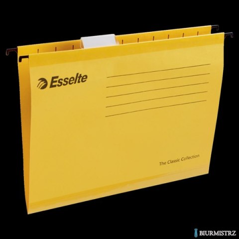 Teczki zawieszane Esselte Classic A4, żółty, 25 szt. PENDAFLEX 90314