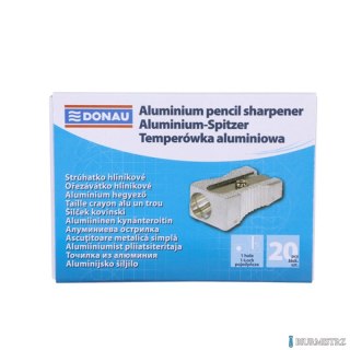 Temperówka aluminiowa pojedyncza srebrna DONAU