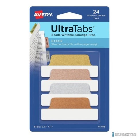 Zakładki indeksujące 63,5 x 25,4 mm brokatowe AVERY 74786 SALE