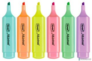 Zakreślacz MISTRAL, szeroka końcówka 1-5mm, zielony TO-334 Toma