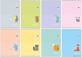 Zeszyt A5 16 3-lin.kolor B&B 90g INTERDRUK