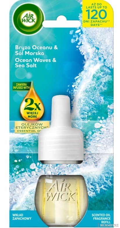 AIR WICK odświeżacz Elektryczny komplet 19ml Bryza Oceanu i Sól Morska 18154
