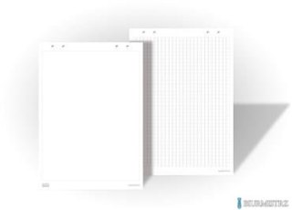 Blok do flipcharta 100x65 biały 20arkuszy gładki INTERDRUK