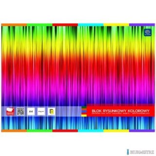 Blok rysunkowy kolorowy 20 kartkowy A4 INTERDRUK