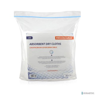 Chusteczki suche do czyszczenia tablic suchościeralnych magnetycznych 50szt. CHS50 MEMOBOARDS