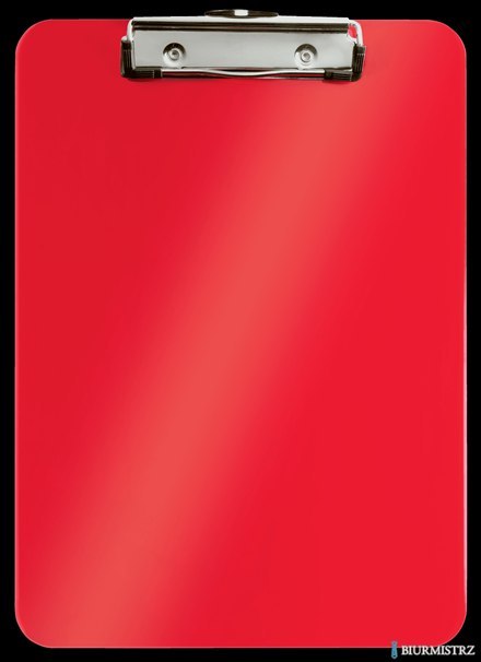 Deska z klipem Leitz WOW, czerwona 39710026