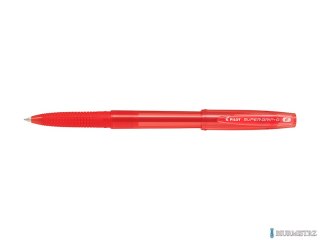 Długopis olejowy ze skuwką PILOT SUPER GRIP czerwony BPS-GG-F-R