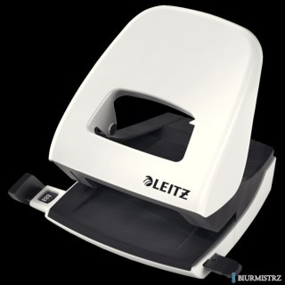 Dziurkacz 5008 LEITZ WOW biały perłowy 30 kartek duży metalowy 50081001