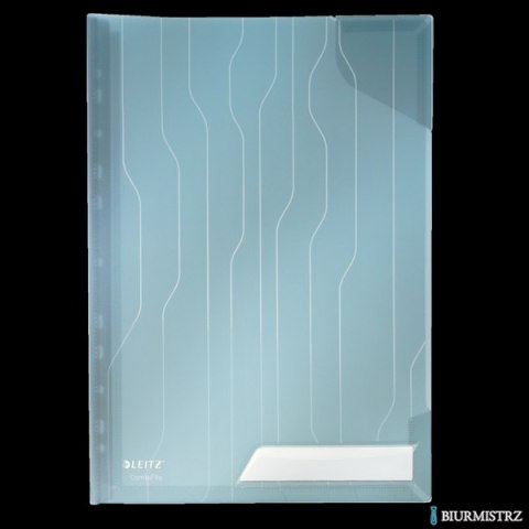 Folder Leitz Combifile, usztywniony, niebieski przezroczty, folia 3 szt., 200 mic., 47280035
