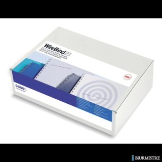 Grzbiety drutowe GBC A4 21L 10mm SLV (100szt) IB160837 SALE