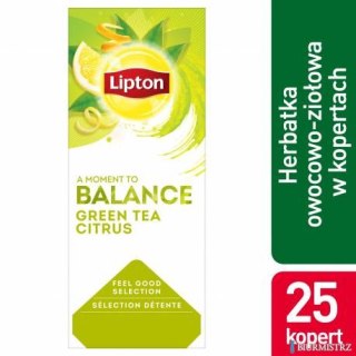 Herbata LIPTON BALANCE Green Tea Citrus (25 kopert fol.)