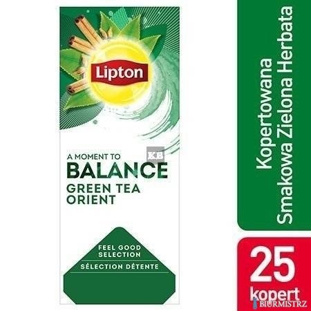 Herbata LIPTON BALANCE Green Tea Orient (25 kopert fol.)