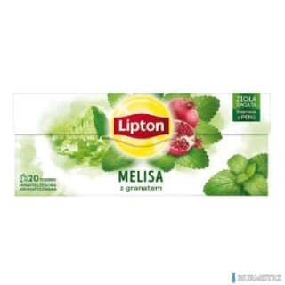 Herbata LIPTON MELISA Z GRANATEM 20t ziołowa