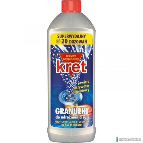 KRET Granulki do udrażniania rur 560g 4219