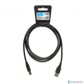 Kabel Usb A-B 3 m Ibox IKU2D30