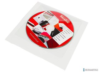 Kieszeń samoprzylepna na CD z klapką BIURFOL KS-02-02 (10)