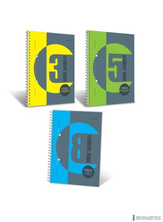 Kołonotatnik B5 100 kartek, kratka, STUDENT BOOK, TOP 2000, 400091123