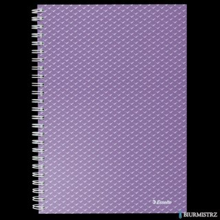 Kołonotatnik ColourBreeze A5, w kratkę, lawendowy Esselte 628469