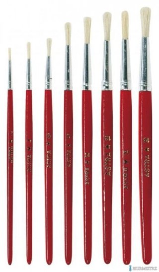 Pędzel szkolny okrągły Astra nr 14, 53633908