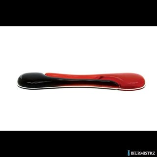 Podkładka żelowa pod klawiaturę czerwono-czarna 62398 KENSINGTON